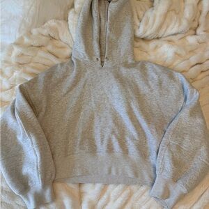 Abercrombie & Fitch Light Gray Women's Hoodie